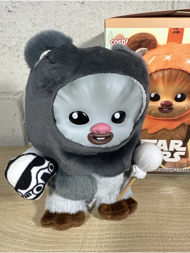 Disney Star Wars Hot Toys Cosbi Ewoks Plush Pendant Keychain Brethupp Nwt